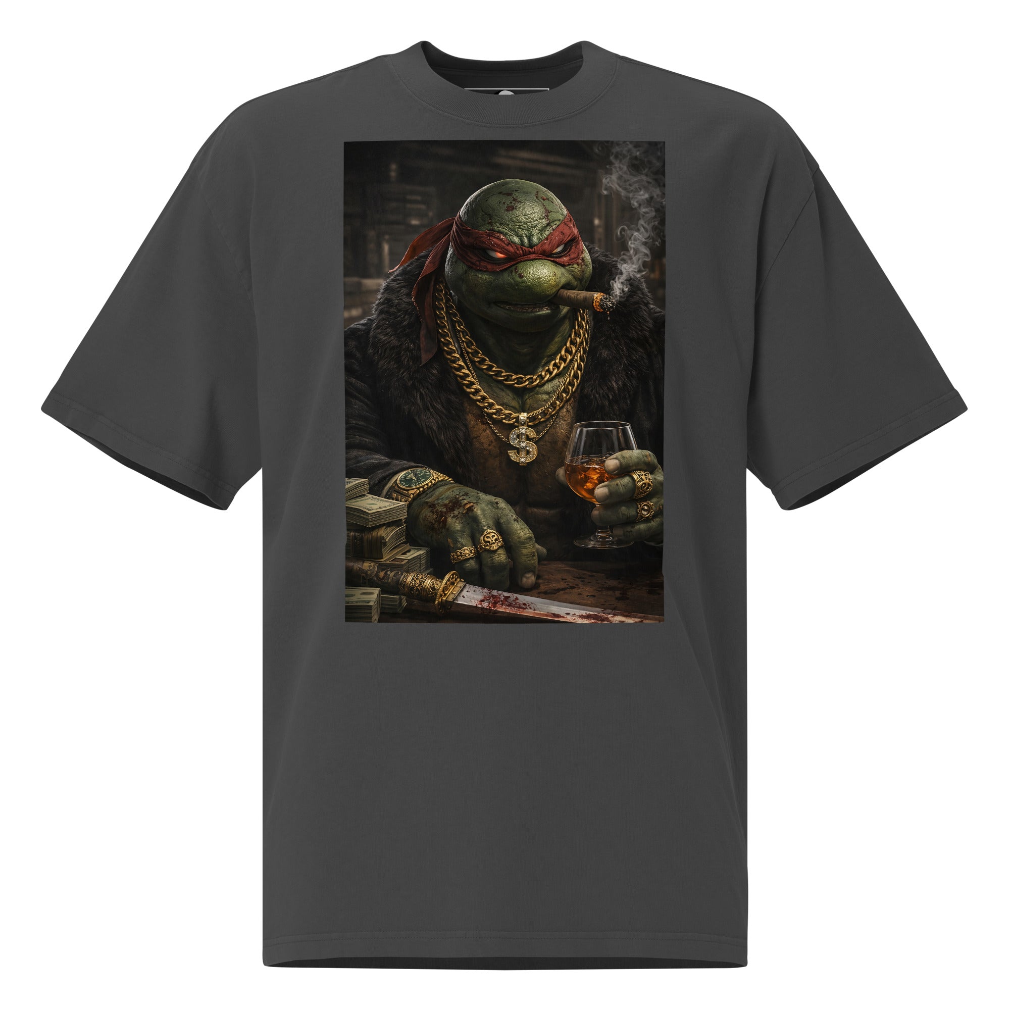 Ninja Turtle Oversized Faded Tee