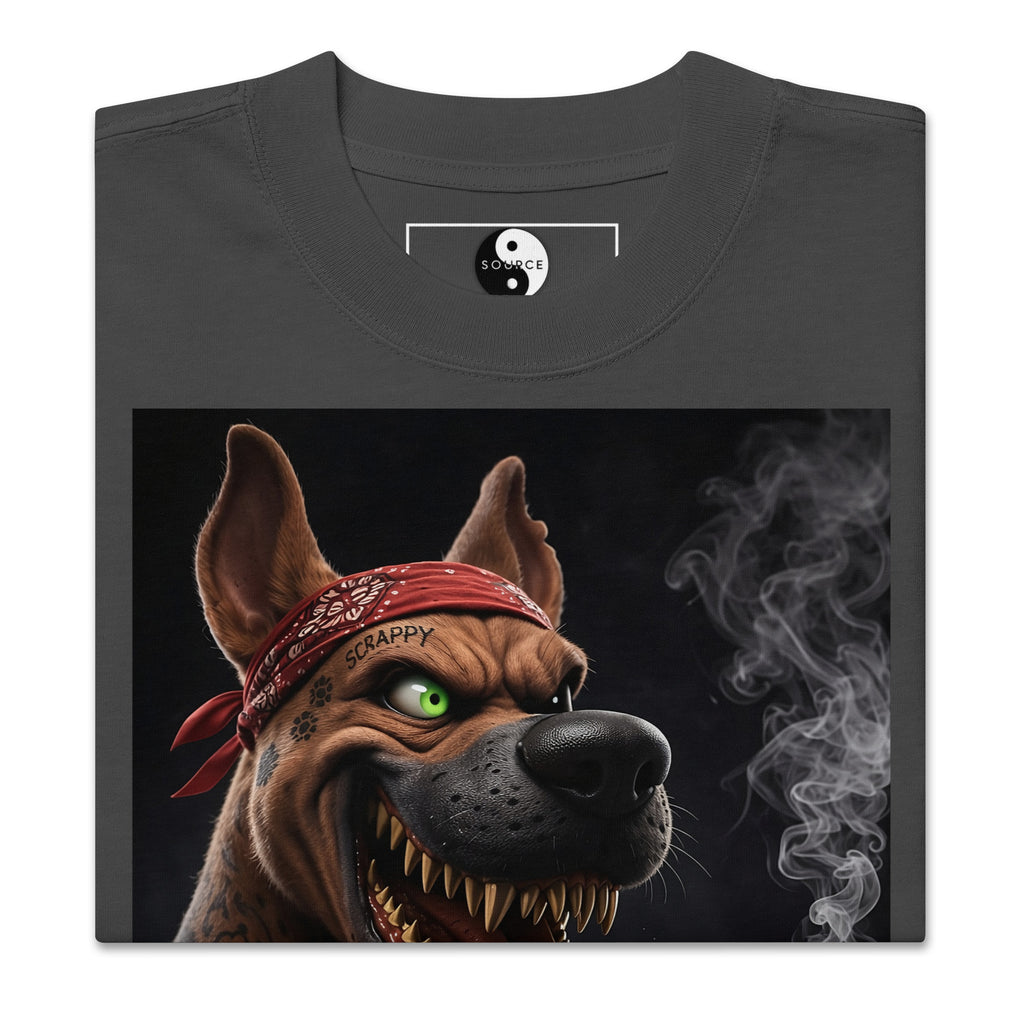 Scrappy Oversized Faded Tee