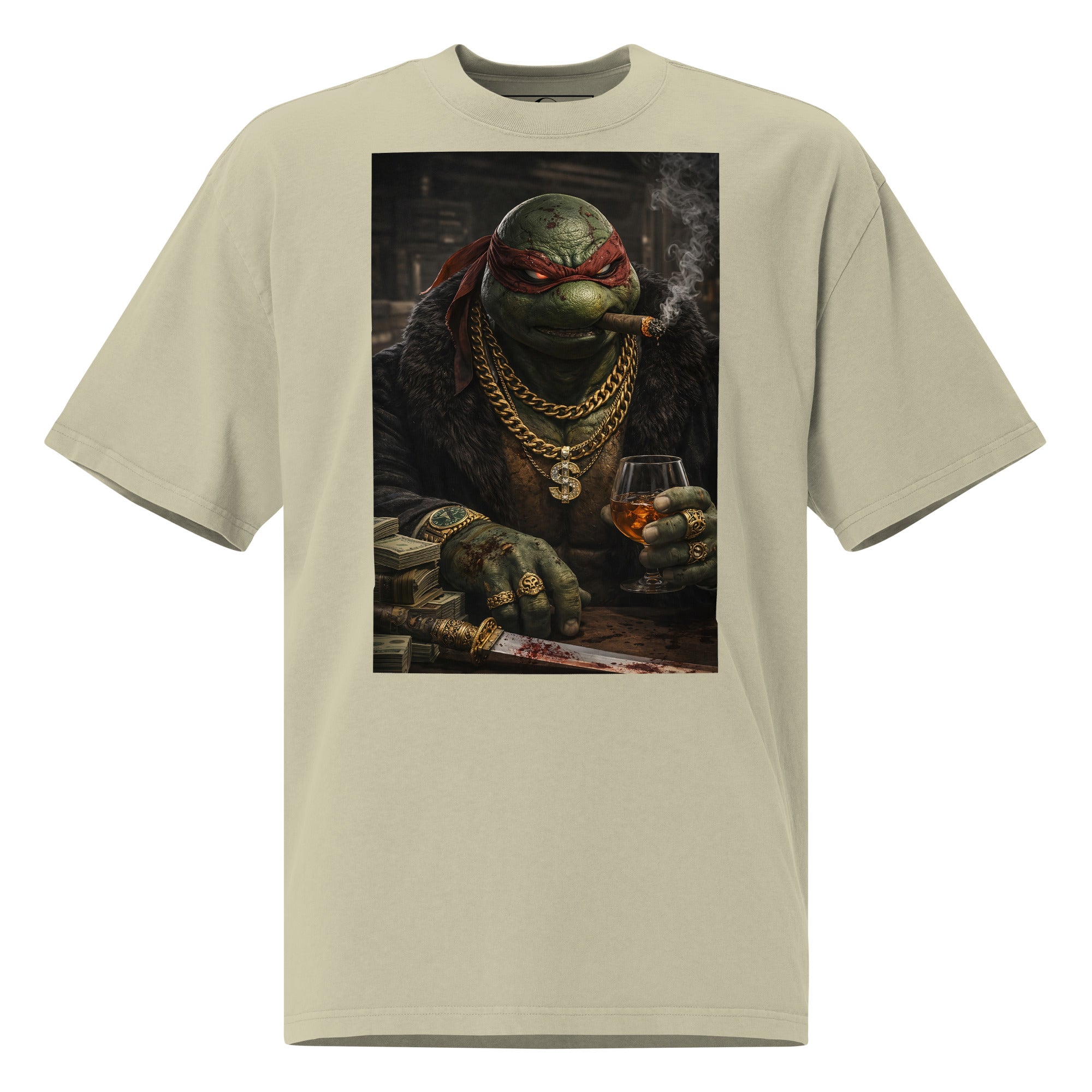 Ninja Turtle Oversized Faded Tee